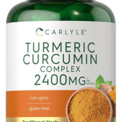 Suplemento De Curcumina De Cúrcuma Carlyle 2400 Mg | 180 Cáp