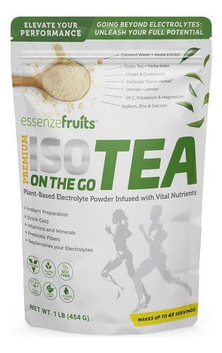 Essenzefruits Isotea Eletrólitos À Base De Plantas Em Pó E H
