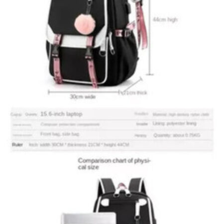Mochila De Grande Capacidade 2024 New Series Stitch W1 - Imagem 10