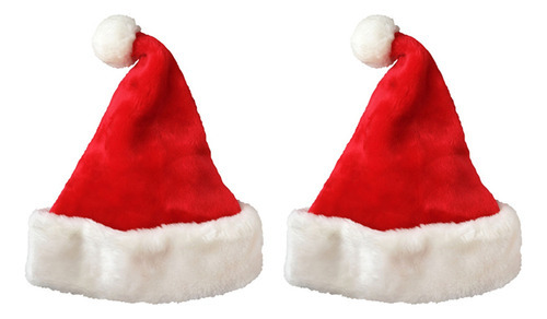 2x Chapéu De Papai Noel, Chapéu De Natal, Traje De Natal E