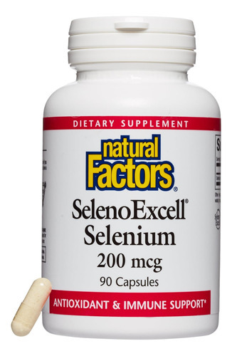 Fatores Naturais, Selenoexcell Selenium 200mcg, Antioxidant
