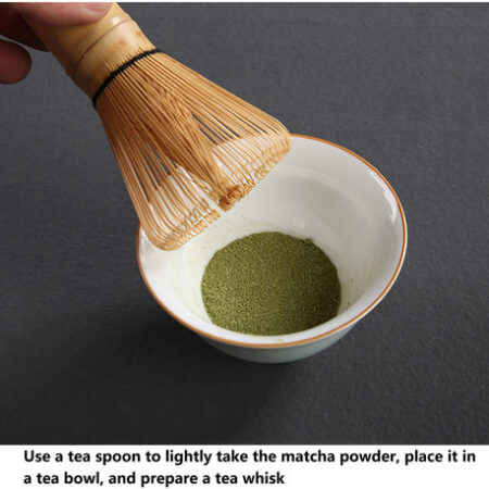 Pincel Matcha Tool Bamboo Tea Whisk Bowl De Estilo Japonês - Imagem 5