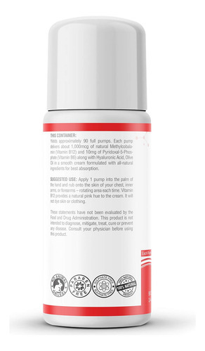 Creme De Vitamina B12 1000mcg - Formulado Por Farmacêutico - - Imagem 2