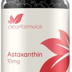 Clearformulas Astaxantina 10mg 180 Cápsulas Softgel Suplemen