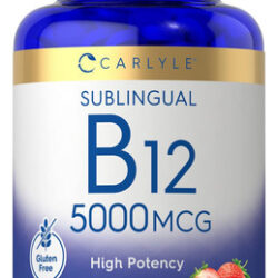 Vitamina B-12 Marca Carlyle, 5000 Mcg, 250 Comprimidos