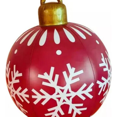 Bola Inflável Do Decoração Do Pvc Do Natal Gigante 80cm - Imagem 18