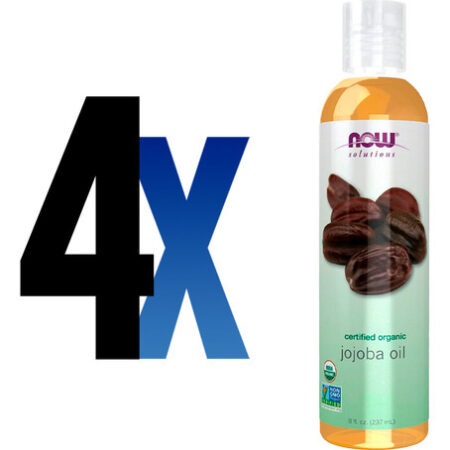 Óleo De Jojoba Now Foods 237 Ml Orgânico Importado 4un - Imagem 2