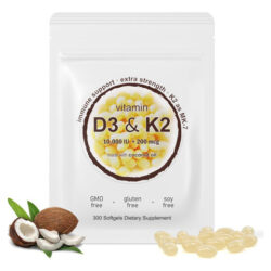 Letscol 2 Em 1 Suplemento De Vitamina D3 K2 Softgel, Vitamin