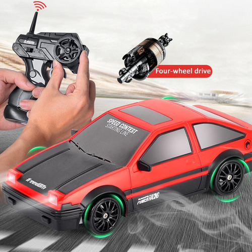 Drift Rc Car Pequeno Carro De Corrida 4x4 Recarregável - Imagem 9