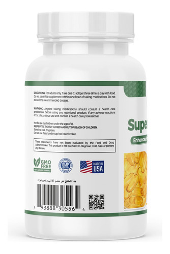 Vita Chrome Super Omega-3 Fish Oil, Apoia A Saúde Do Coração - Imagem 2