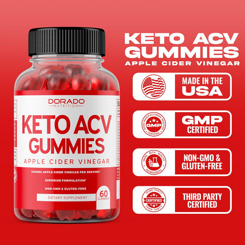 Gomas Keto Acv Para Perda De Peso Avançada (1000mg) Gomas Ac - Imagem 6