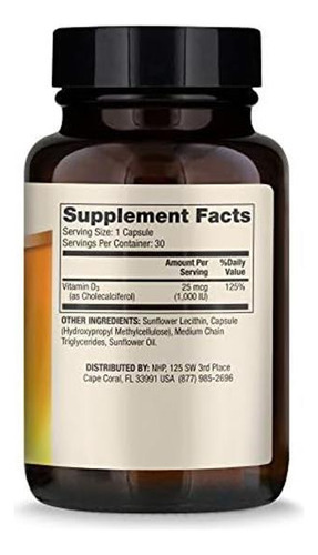 Dr. Mercola, Vitamina D3 Lipossômica 1.000 Ui Suplemento Di - Imagem 3