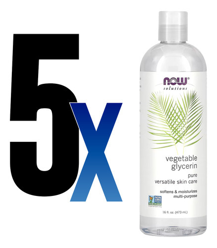 Glicerina Vegetal 473ml Now Foods Cozinha Uso Diário 5un - Imagem 2