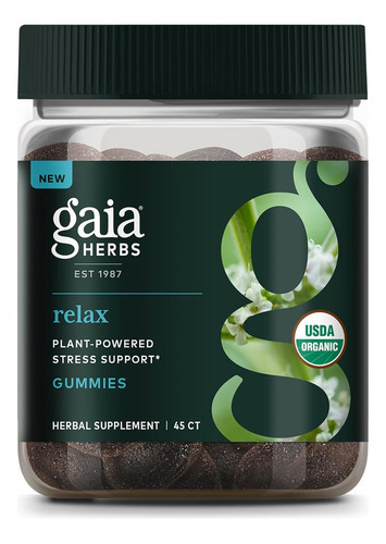 Gomitas Relajantes De Gaia Herbs Apoiam Os Sentimentos De Ca