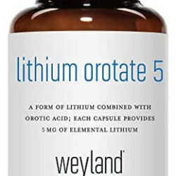 Orotato De Lítio - 5 Mg De Lítio Elementar Por Cápsula Vege