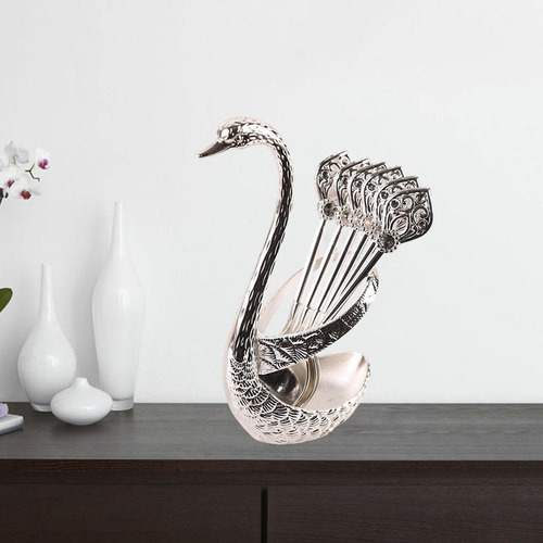Conjunto De Colheres De Café Para Sobremesas Silver Holder - Imagem 6