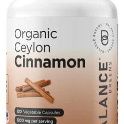 Suplemento Orgânico De Canela Do Ceilão Balancebreens 1200mg