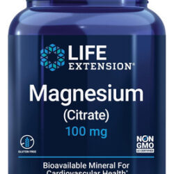 Life Extension Magnésio (citrato) 100 Mg Suplemento De Magné