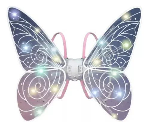 Elfo Fantástico Fada Elétrica Borboleta Asas Com Luz E Músic — foto 7 Elfo Fantástico Fada Elétrica Borboleta Asas Com Luz E Músic - Imagem 7