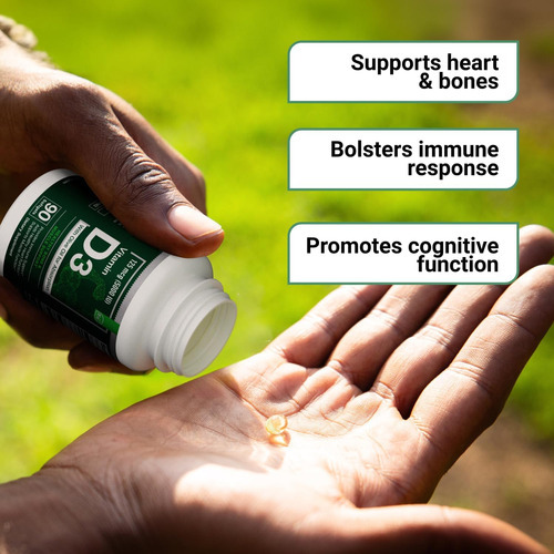 Essential Elements D3 Vitamins 5000 Ui Softgels Com Azeite P - Imagem 2