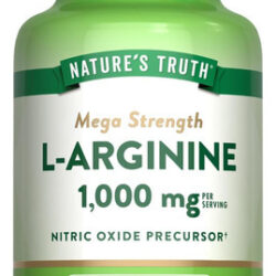 Natures Truth L-arginina 1000mg | 100 Cápsulas | Mega Força