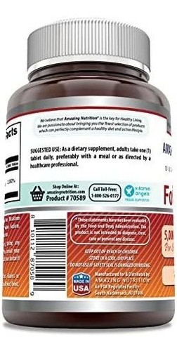 Vitamina B-12/incrível Nutrição/ 120 Comprimidos - Imagem 3