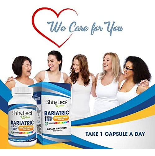 Cápsulas Multivitamínicas Bariátricas Shiny Leaf Sem Ferro - Imagem 5
