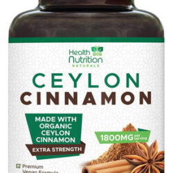Cápsulas De Canela Orgânica 1800mg - Suplementos De Canela P
