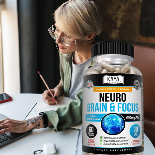 Kaya Naturals - Neuro Cérebro Para Memória E Foco - Cápsula - Imagem 8