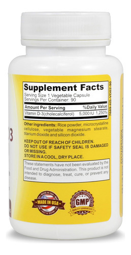 Beshiny Vitamin Diu De Alta Potência 90 Cápsulas Vegetariana - Imagem 3