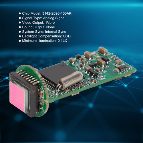 Módulo De Câmera Osd Auto Gain 420tvl Com Resolução Horizont - Imagem 10