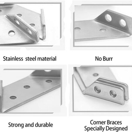 Conector Fixo De Ângulo 50 ×, Estrutura De Suporte Triangula - Imagem 5
