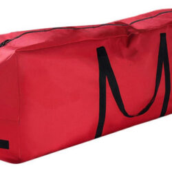 Bolsa Grande De Armazenamento De Natal Vermelho 122x38x51cm