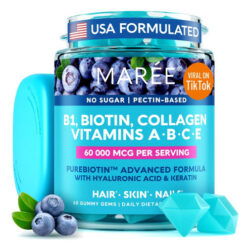 Maree Vitamina B1 Tiamina E B7 Biotina Gomas - Complexo De V