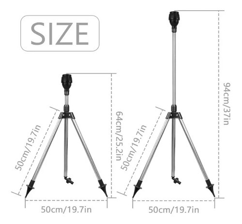 Irrigador 360° Automático Ultra Potente Até Automático - Imagem 4