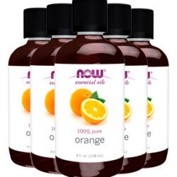 Óleo De Laranja Now Foods 118ml Puro Importado 5un