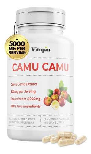 Extrato De Vitapia Camu Camu 5.000 Mg Cápsulas Naturais De V