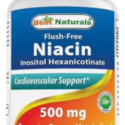 Best Naturals Flush-free Niacina Inositol Hexanicotinato 500