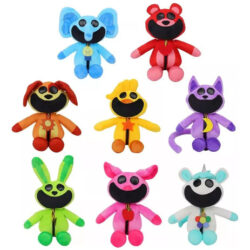 Pelúcia De 8 Criaturas Sorridentes Em Forma De Boca Grande