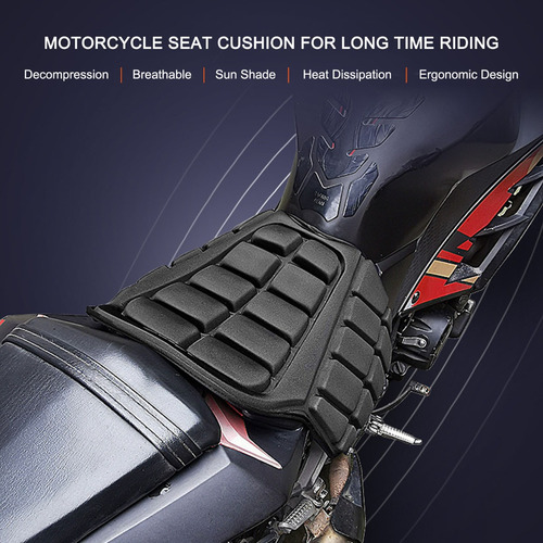 Almofada Para Motocicleta Almofada Assento De Descompressão - Imagem 3