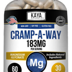 Kaya Naturals Cramp-a-way Glicinato De Magnésio, Auxílio Par