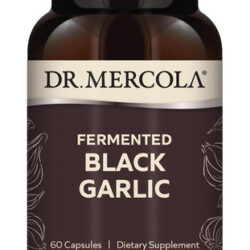 Dr. Alho Preto Fermentado Mercola, 30 Porções (60 Cápsulas),