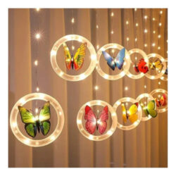 Luzes De Fadas De Luz Led Com Corda De Cortina De Borboleta