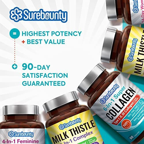 Surebounty Multi Collagen Complex, Tipo I, Ii, Iii, Super Co - Imagem 8