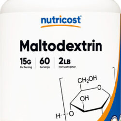 Maltodextrina Em Pó Nutricost 1 Kg Sem Glúten, Sem Ogm