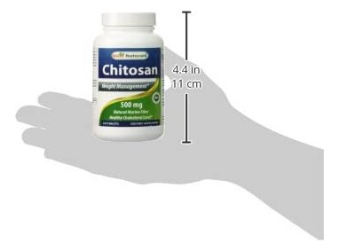 Best Naturals -- Quitosana -- 500 Mg -- 120 Comprimidos - Imagem 7