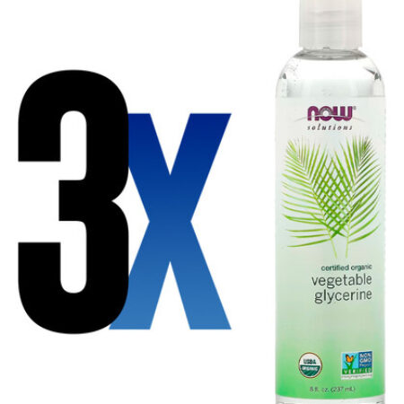 Glicerina Vegetal Orgânica Now Foods 237 Ml Importado 3un - Imagem 2