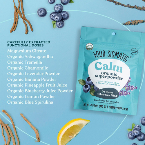 Quatro Sigmatic Calm Super Powder Orgânico Superalimento Em - Imagem 4