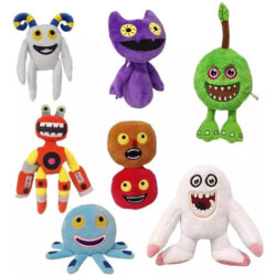 . Boneco De Pelúcia Polvo My Singing Monster De 7 Peças