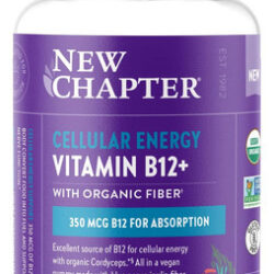 New Chapter® Vitamina B12 + Gomas Orgânicas 44% Menos Açúca